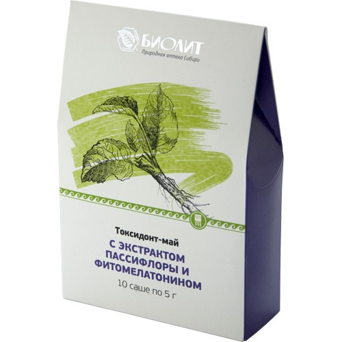 Купить Токсидонт-май с экстрактами пассифлоры и фитомелатонином  г. Казань  